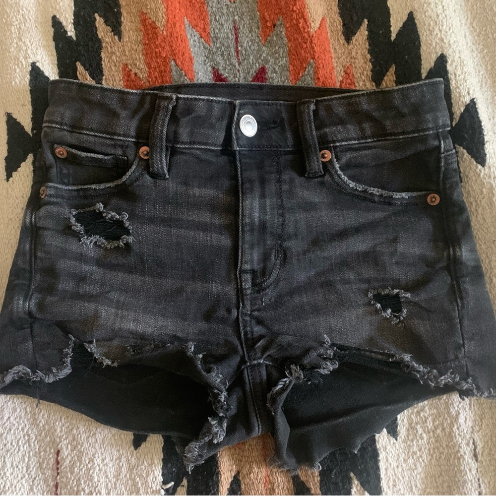 Black American Eagle Shorts